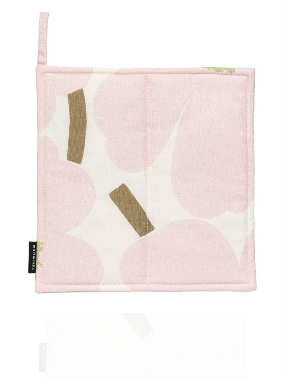 Marimekko Unikko Pink off White/ Pear Pot Holder